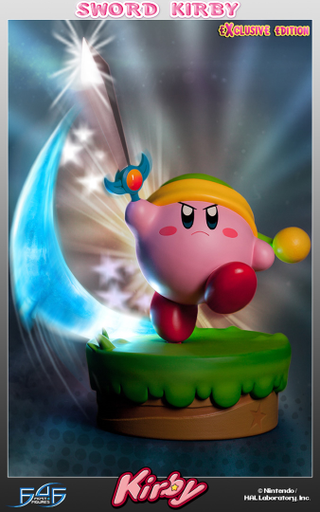 Illustration for article titled A Line Of Statues Based On Kirby Outfits? Oh No.